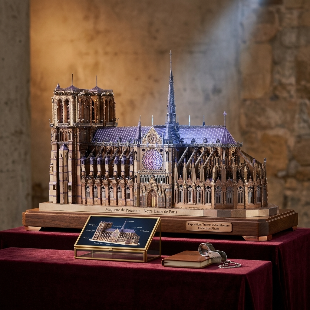 Maquette Notre-Dame de Paris - Métal