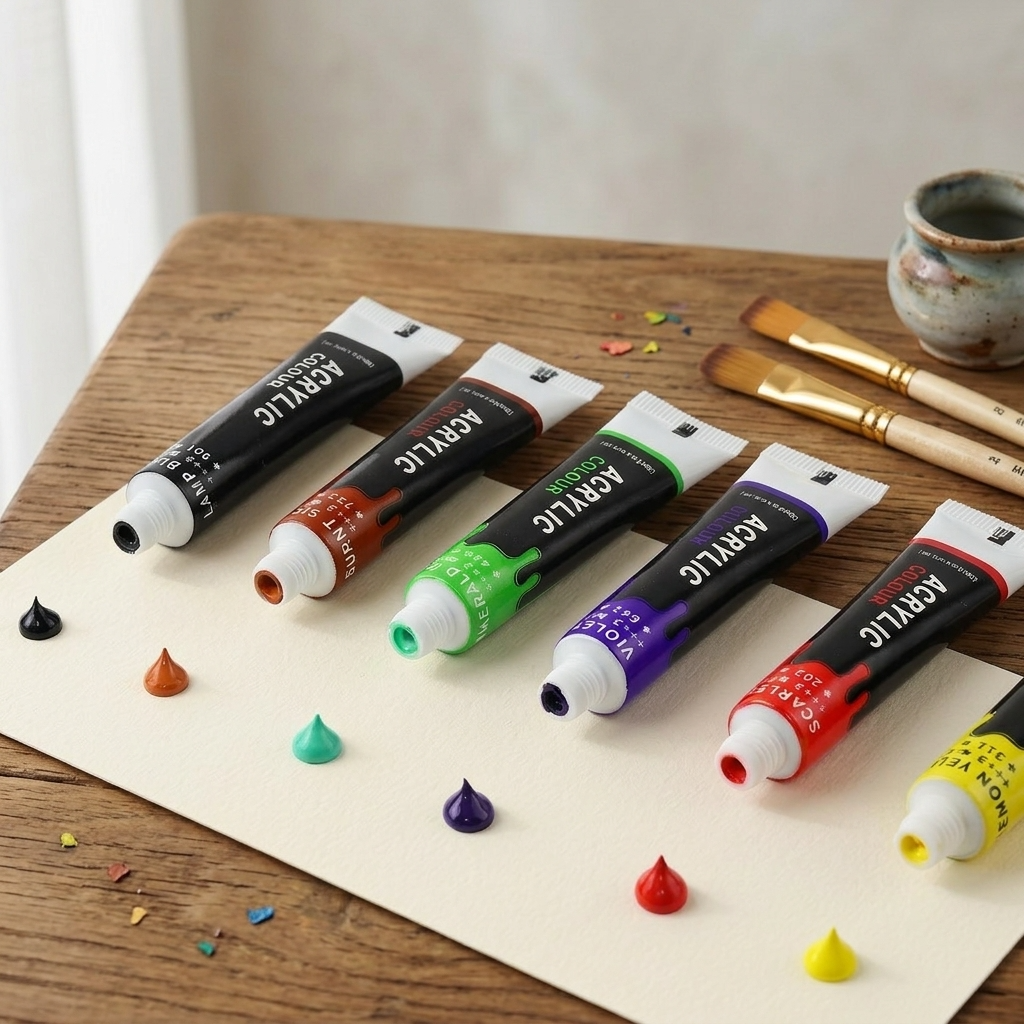 Coffret peinture acrylique 24 couleurs 12ml