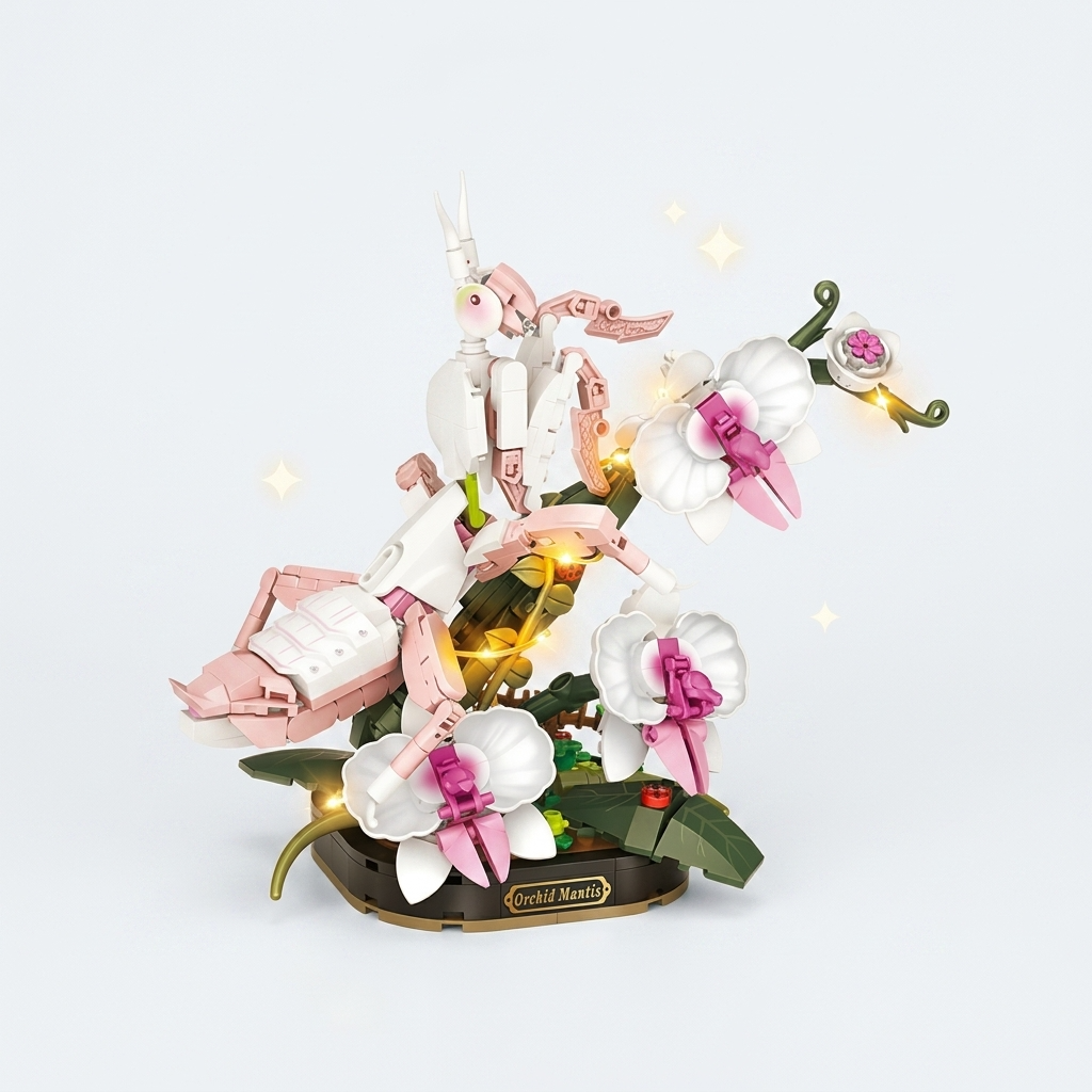 Maquette mante orchidée