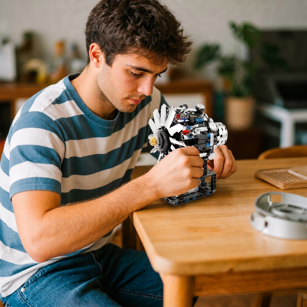 Maquette de moteur V8
