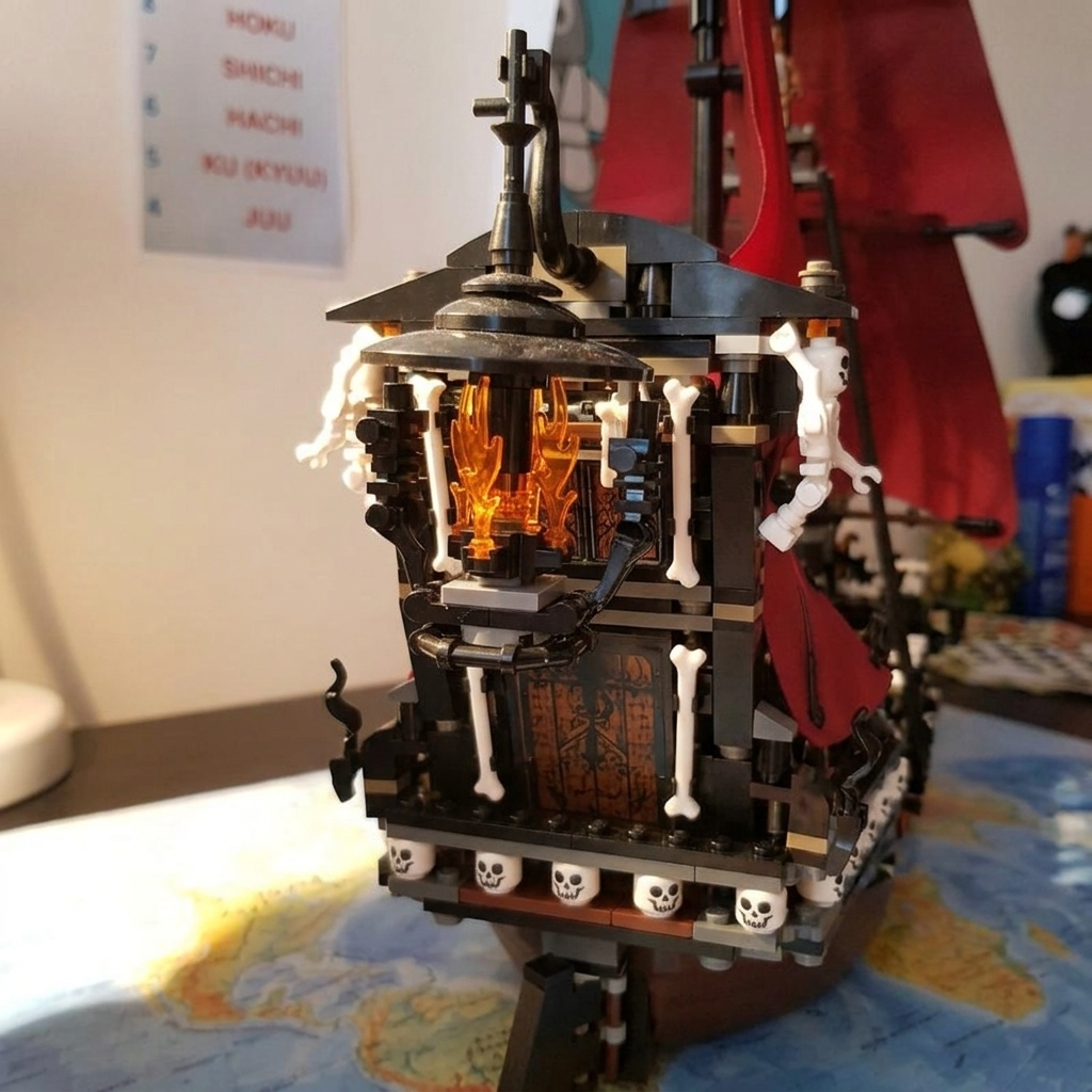 Maquette navire pirate