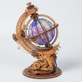 Maquette bois globe terrestre
