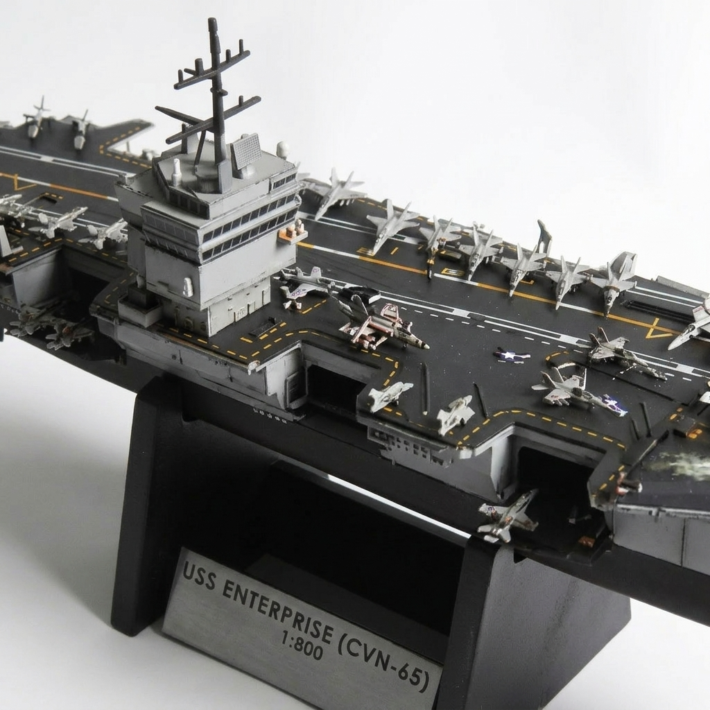 Maquette porte-avions USS Enterprise
