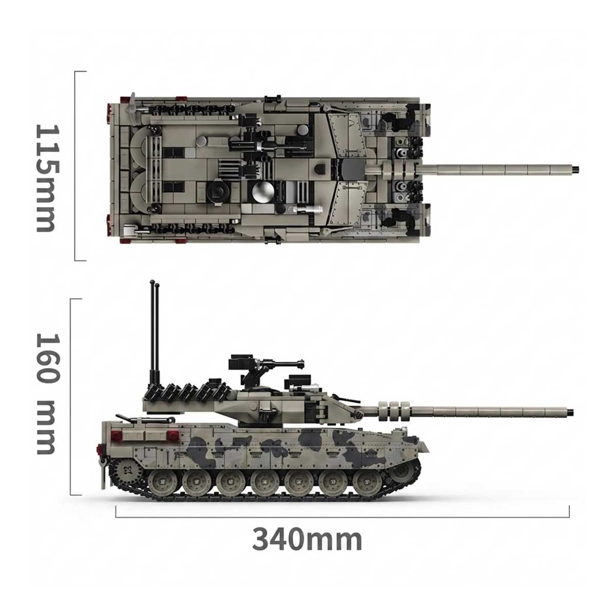 Maquette Char Leopard 2A7