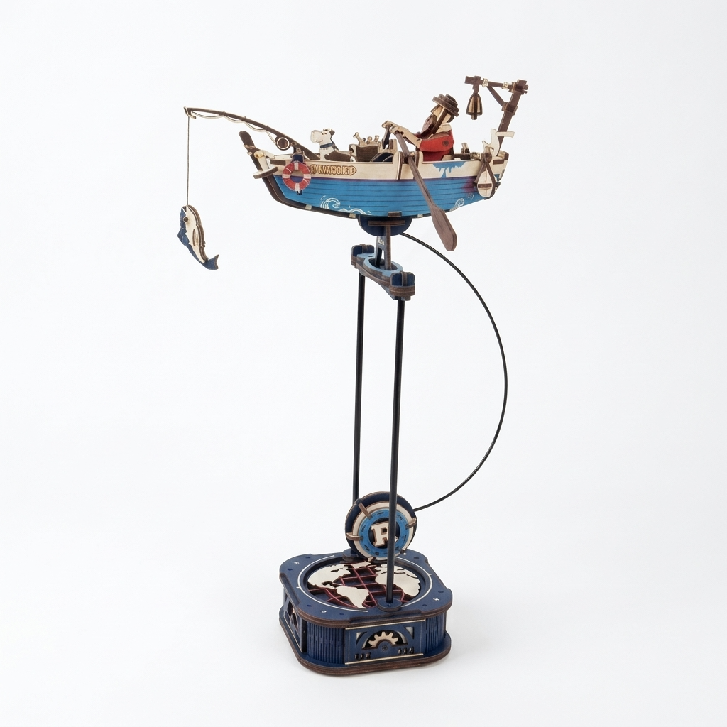Maquette bateau oscillant