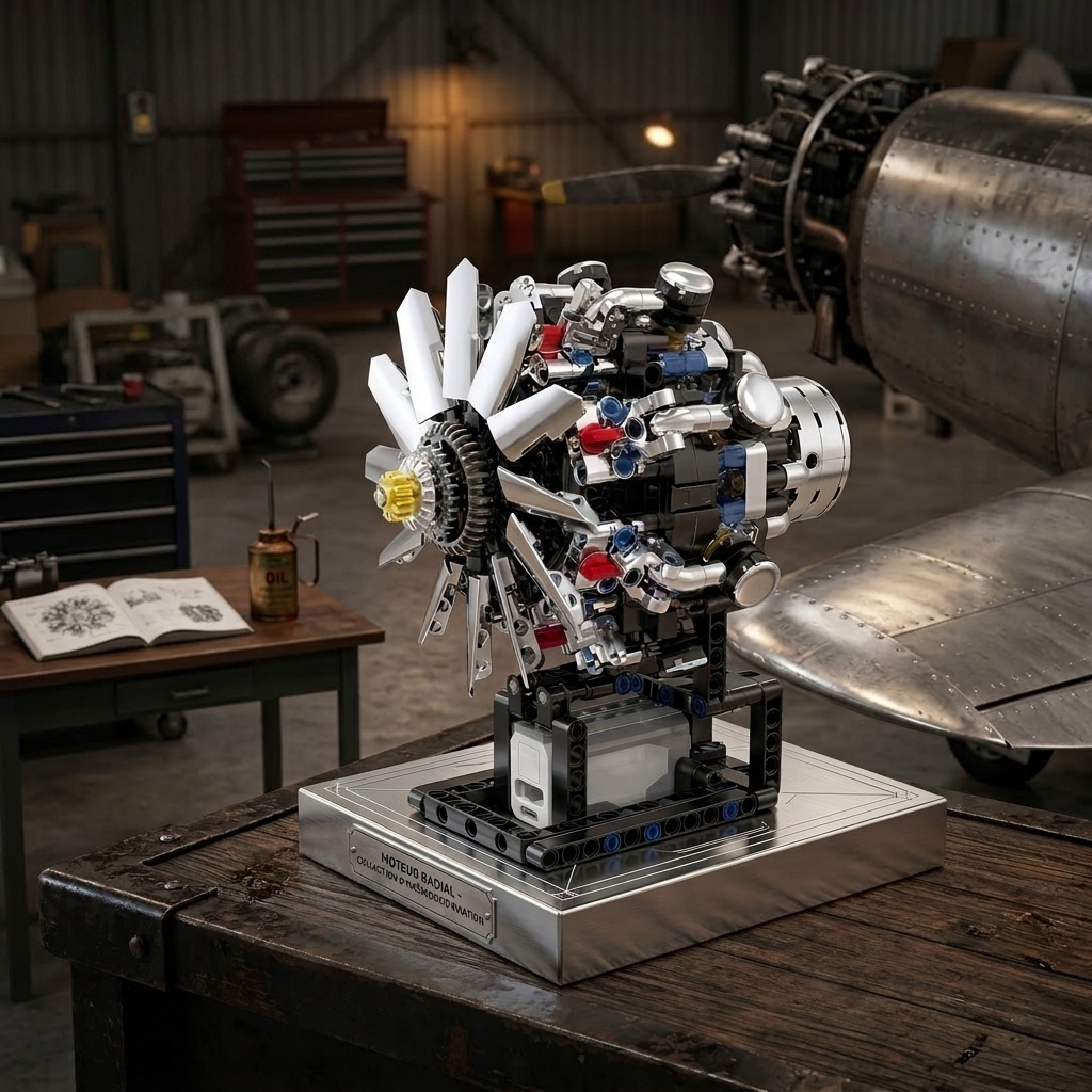 Maquette de moteur V8