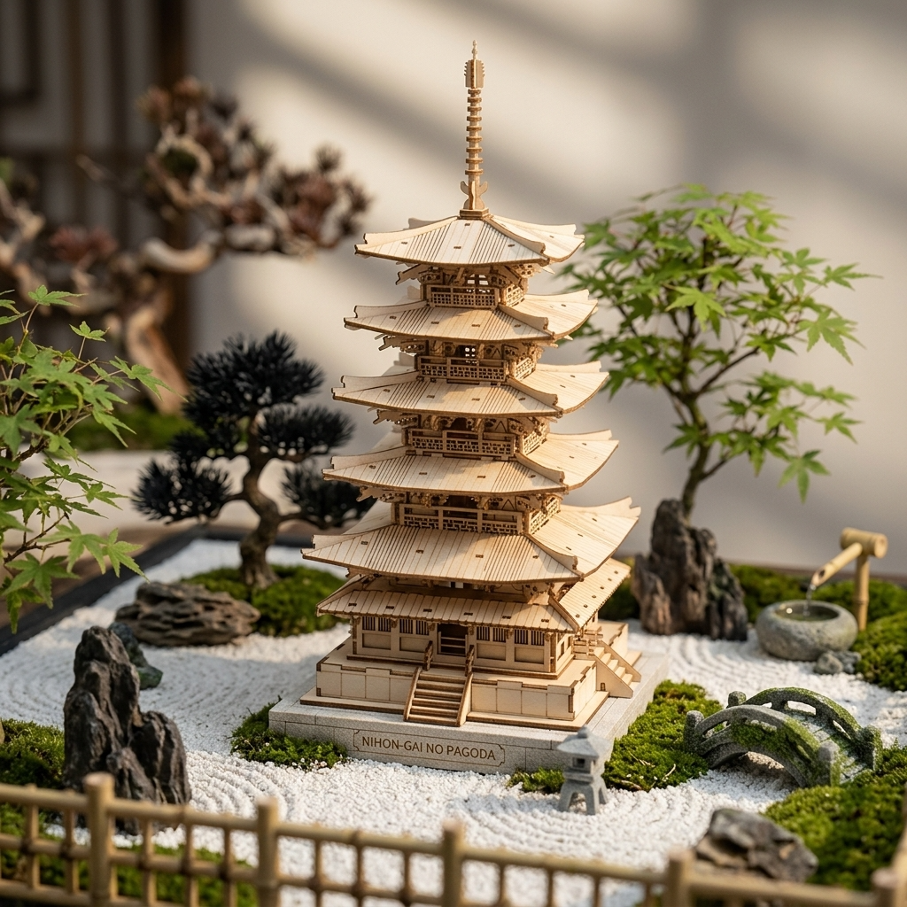 Maquette pagode japonaise