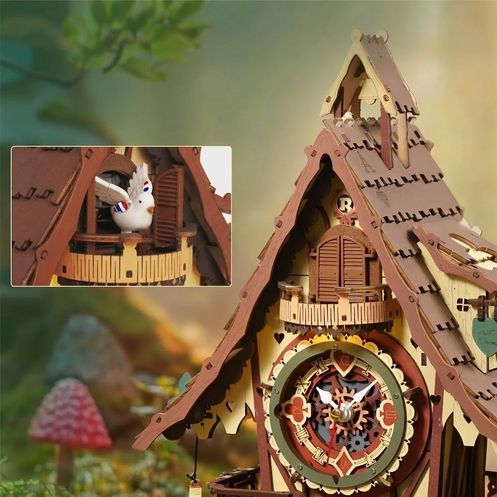 Puzzle 3D Horloge coucou