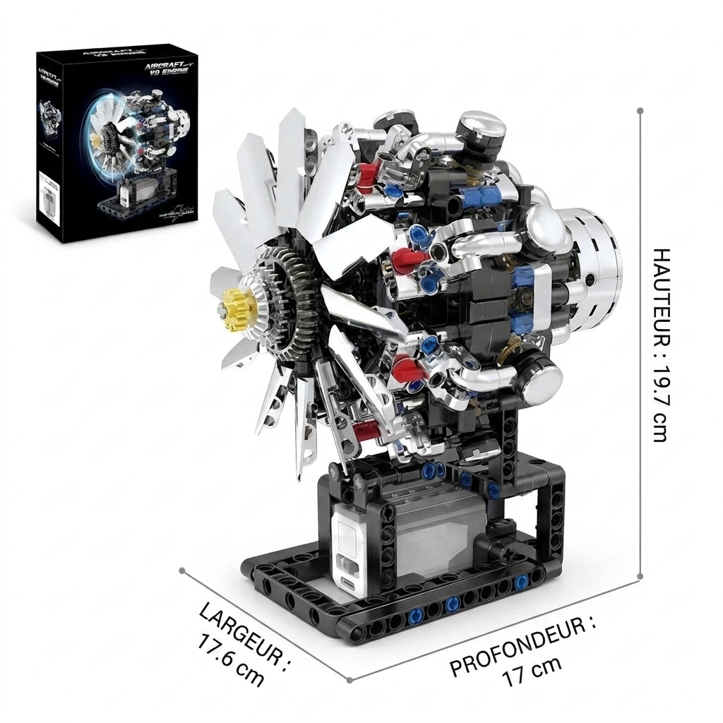 Maquette de moteur V8