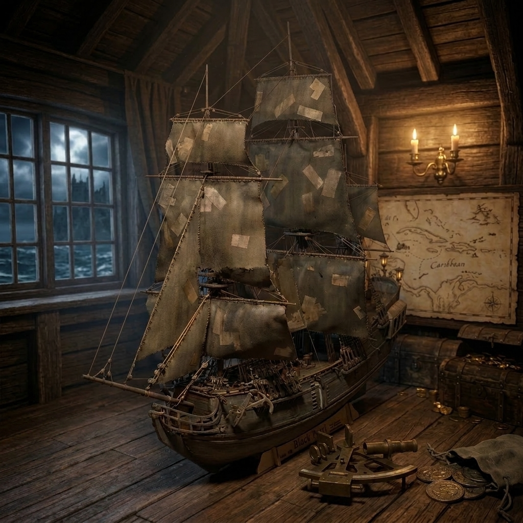 Maquette Galion Pirate