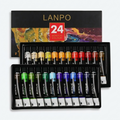 Coffret peinture acrylique 24 couleurs 12ml