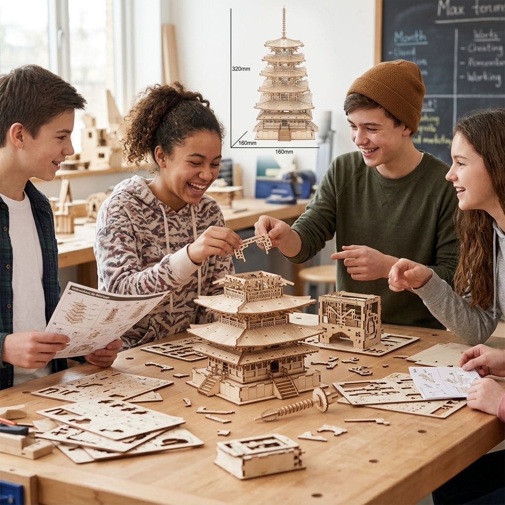 Maquette pagode japonaise