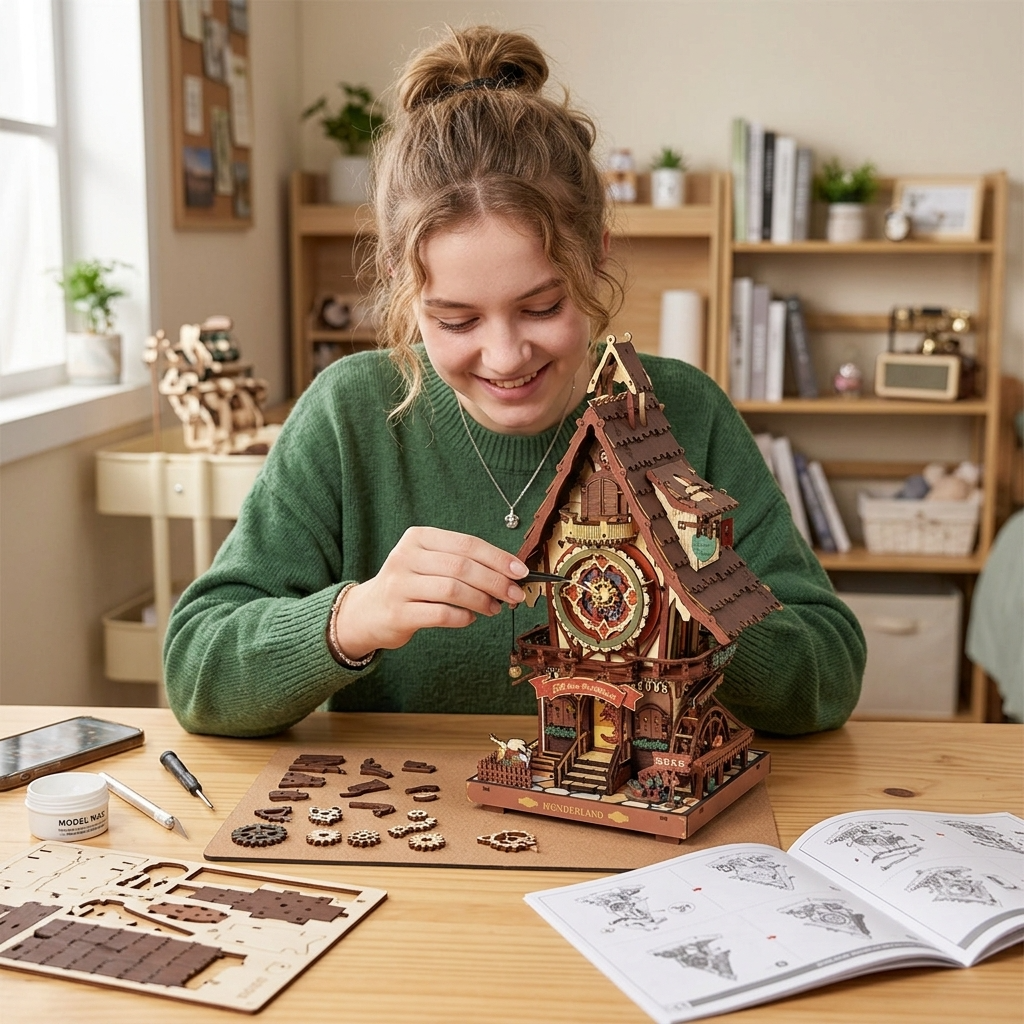 Puzzle 3D Horloge coucou