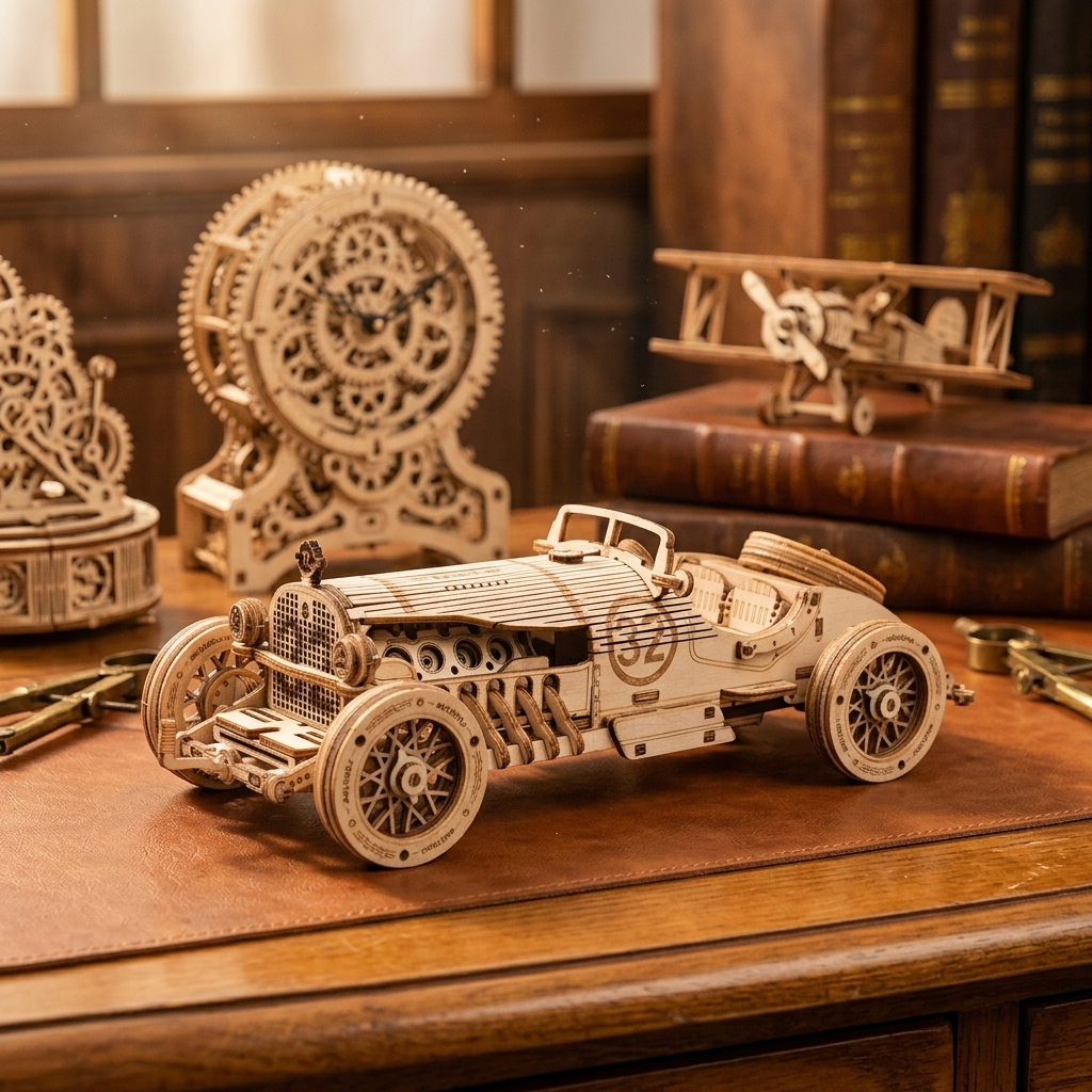 Maquette voiture de course ancienne