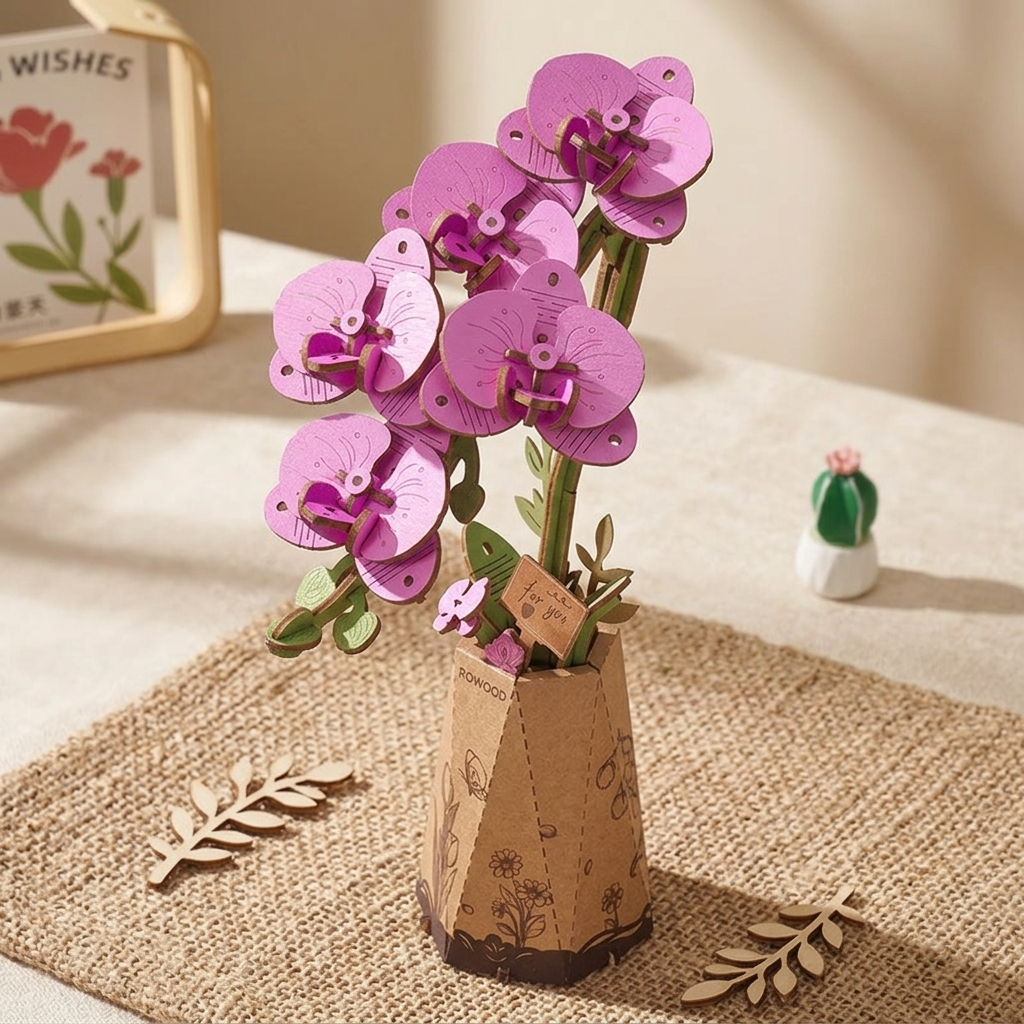 Puzzle Orchidée 3D