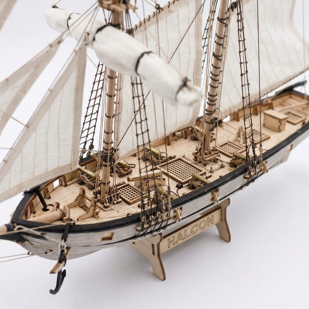 Maquette voilier bois